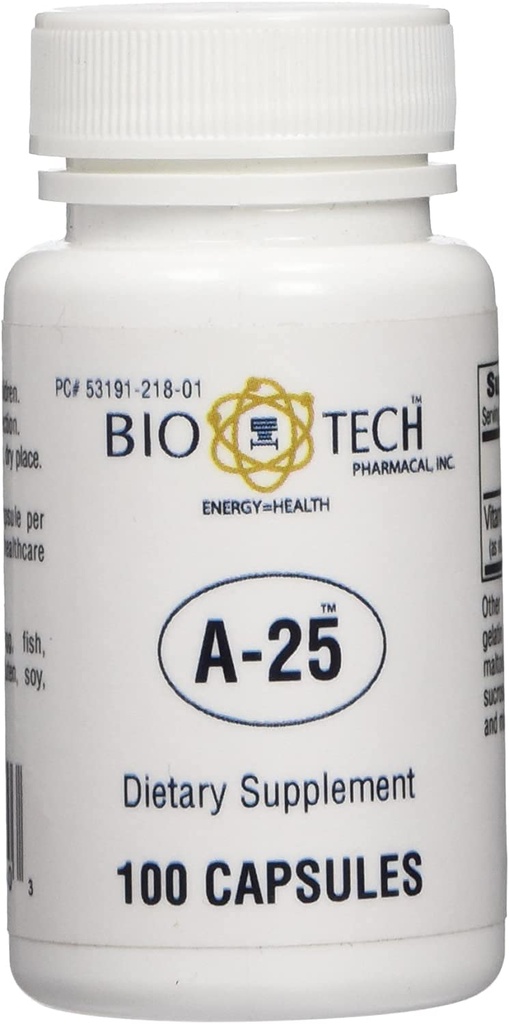 A-25 Vitamina A Palmitat supliment alimentar Pentru vedere imună Cresterea celulelor metabolice osoase - 100 Capsule