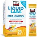 Force Factor Liquid Labs Electrolytes Powder Pachete de mango Margarita