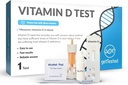 Kit de testare Vitamina D la domiciliu - Test de sine pentru deficit de vitamina D - Rezultate rapide, exacte - Ușor de utilizat - Nu Lab necesare - Include Lancet Buffer Cassette - Finger Prick test de sânge