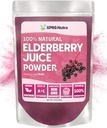 XPRS Nutra Elderberry Juice Powder - Elderberry Powder Organic Fruit Juice Mix - Pudrate Elderberberries Supliment bogat în vitamine A și C (4 oz)