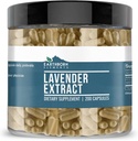 Earthborn Elements Lavender Extract 200 Capsules, Pure & Undiluted, No Additives