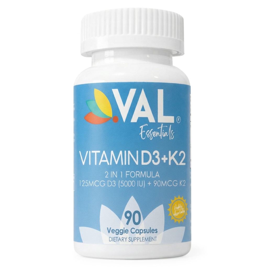 VAL Vitamina D3 + K2 (MK-7) 5000 UI & 90 μg 