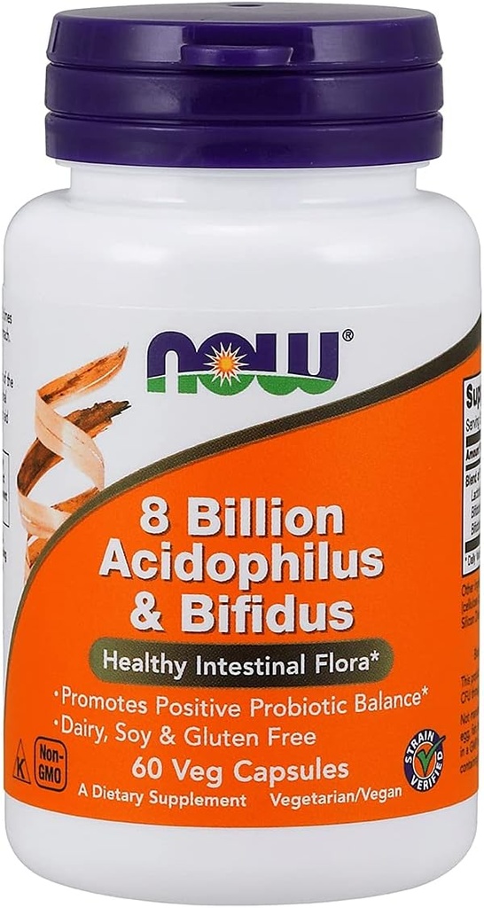 ACUM Alimente Acidophilus & Bifidus 8 miliarde VCaps, 60 ct