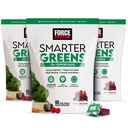 Force FACTOR Greens mai inteligente Chews Superfood, 3-Pack, Verzi și Superfoods cu Probiotice, Antioxidanți, și Fiber, Greens Supliment pentru a sprijini Digestia, oxid de azot și energie, 180 Chews
