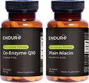 Produse de rezistenta Co-Enzim Q10 fără cristale (120 softgels) B3 Plain Niacin