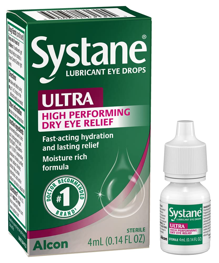 Sistane Ultra Lubicant ochi picături,0.14 Fl Oz (Pachet de 1)