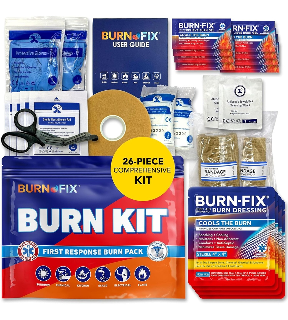 BurnFix® Burn Kit Primul ajutor pentru Burns de urgență 