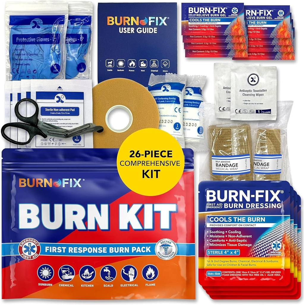 BurnFix® Burn Kit Primul ajutor pentru Burns de urgență 