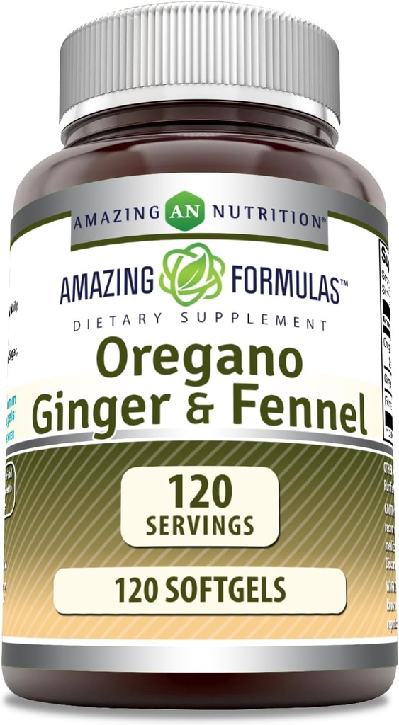 Formule uimitoare Ulei de Oregano cu Ginger & Fennel Supliment 