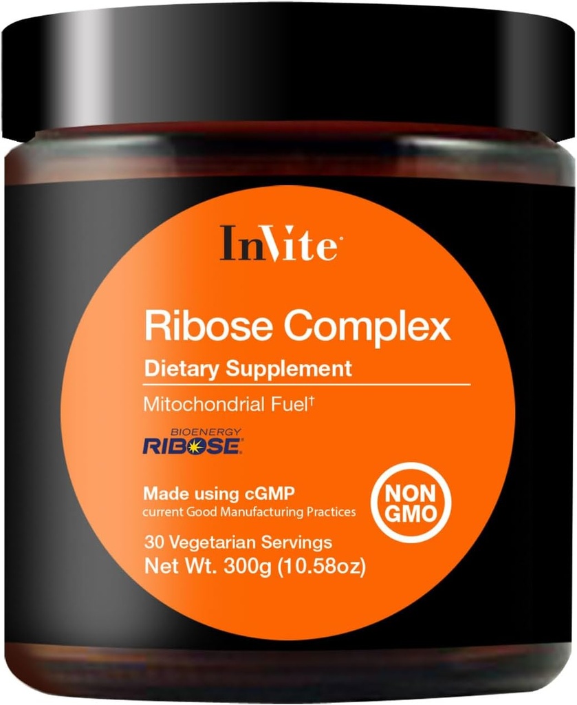 Invită Complex Ribose Health - Suportă energia şi rezistenţa în timpul exerciţiului folosind un amestec cuprinzător de ingrediente, inclusiv D-Ribose - 30 Servings
