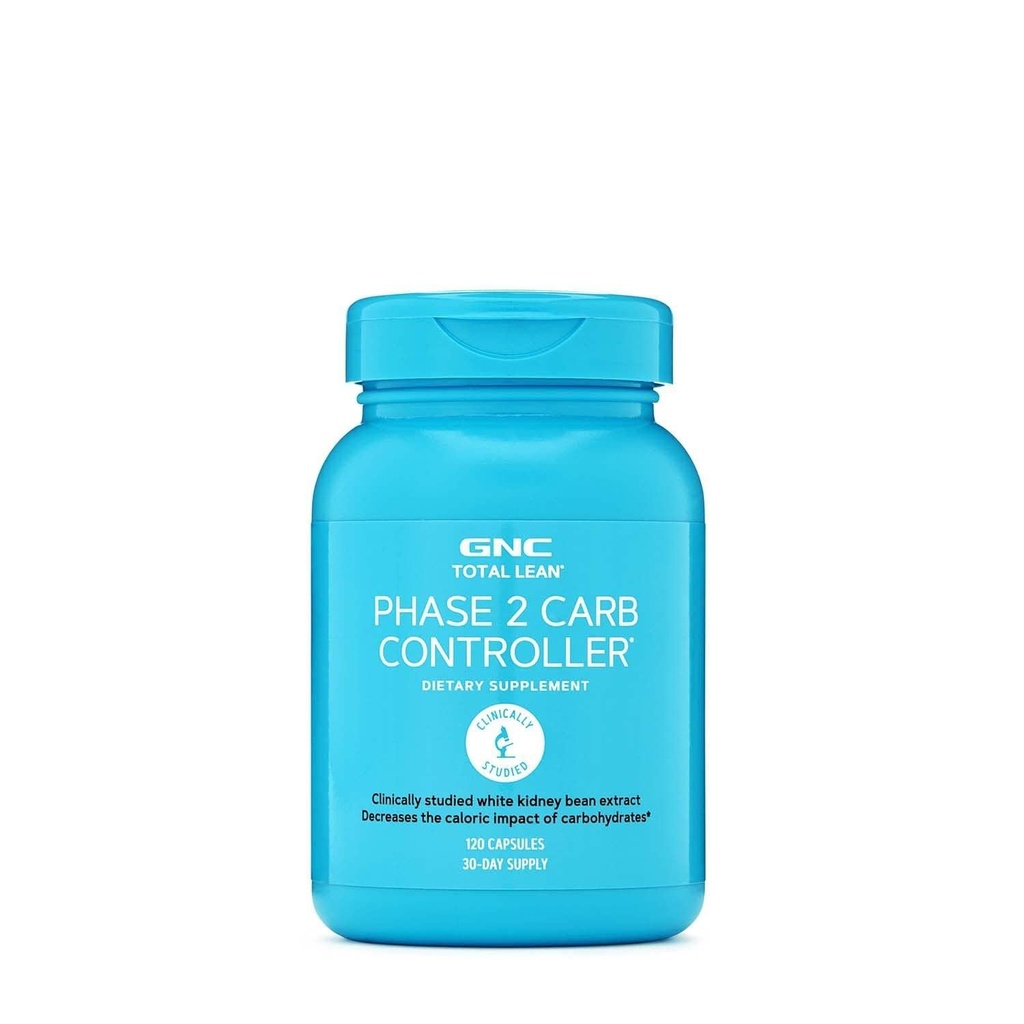 GNC Total Lean Faza 2 Controlor de carbohidrati, scade impactul calorie de la carbohidrati, 120 capsule