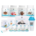 Ba da, poţi! All-in-One Kit cu mese de înlocuire Shakes, Aloe Vera Drink Mixer, Fiber Shake Mixer, proteine Snacks, Suplimente - Kit de wellness complet