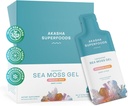 Akasha Superfoods Irish Sea Moss Gel, Liposomal Seamoss cu Irish Sea Moss, Vitamina E, Citrus, Vanilie organică, Glicerină, Piele, Energie și suport de sănătate pentru femei și bărbați, Flavor Citrus dulce, 30 Ct