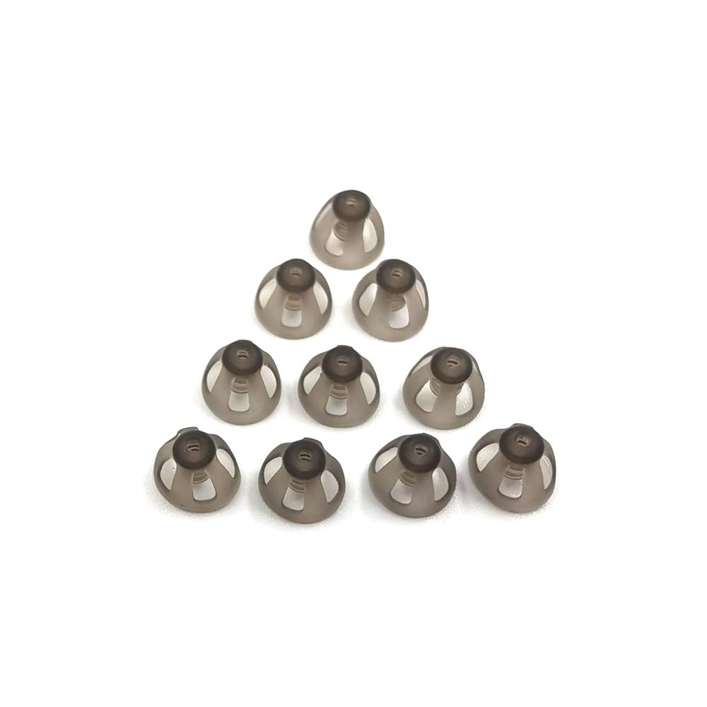 Ajutor auditiv Domes 8mm Smoky Sfaturi Gray Piese ureche confortabil pentru Open Fit BTE Sound Amplifier PSAP Kit Invizibil, cu excepția RIC 8mm (M * 10)