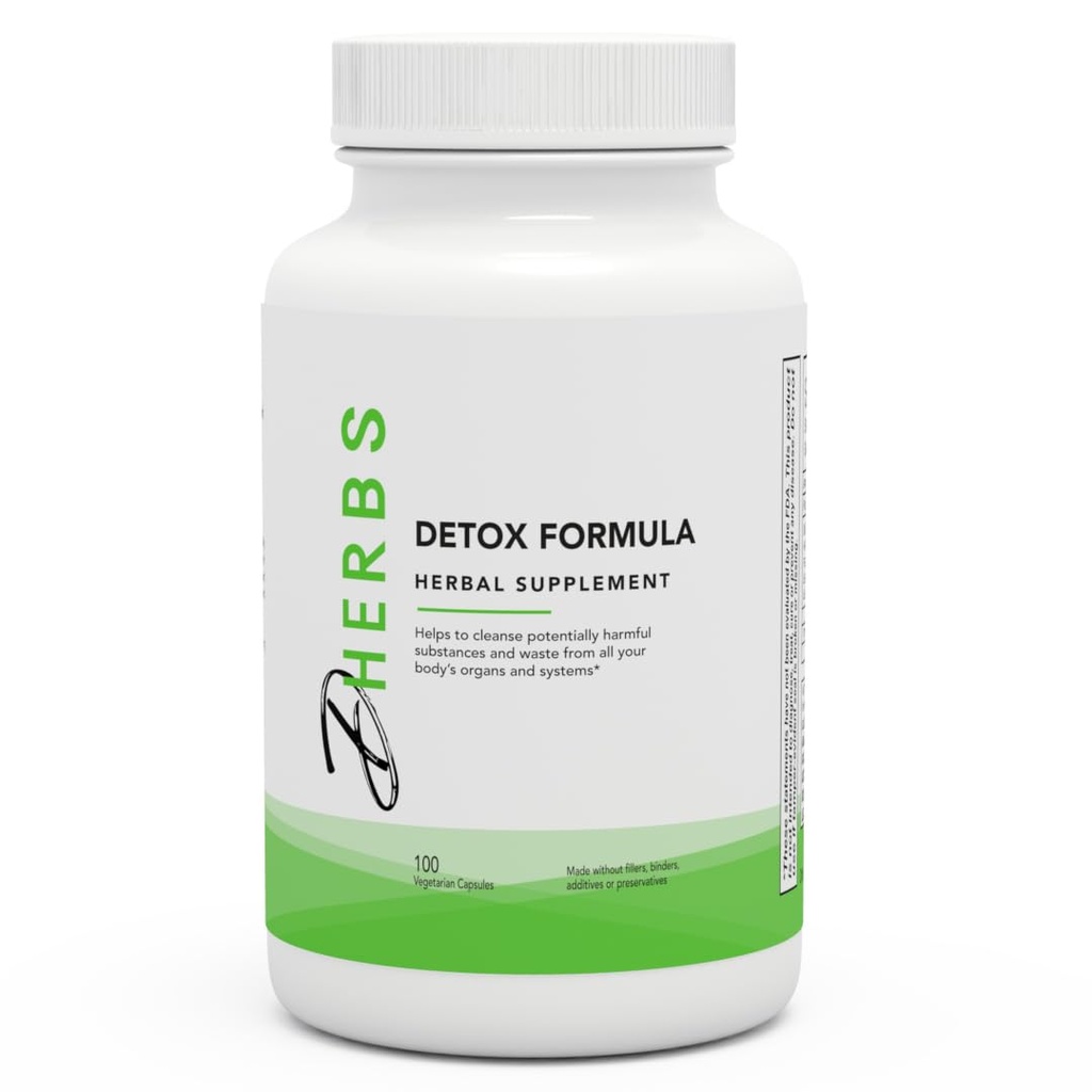 Suplimentul Formula de detoxifiere, Organism vegetal Curățați cu Root Dandelion (100 capsule)