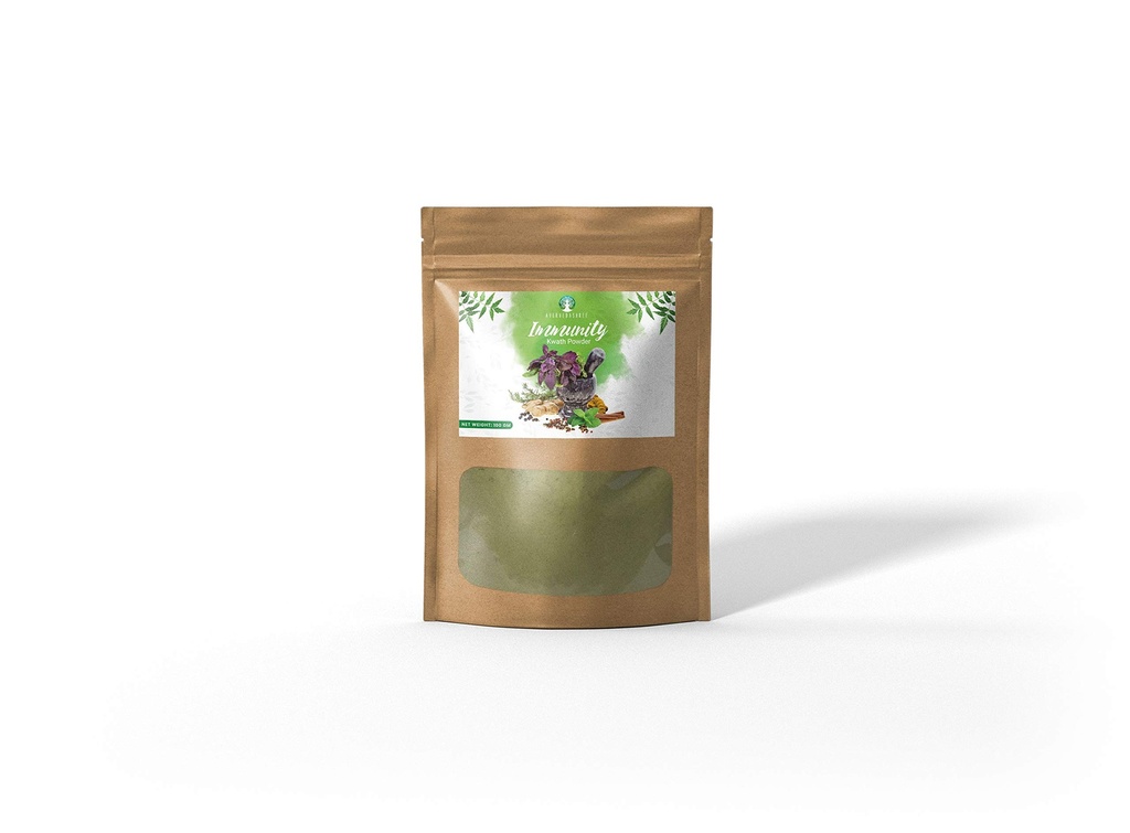 Imunitate Kwath 100 Gm cu plante naturale Giloy Ashwagandha Mulethi, Kadha, Kaadha 100 Gm