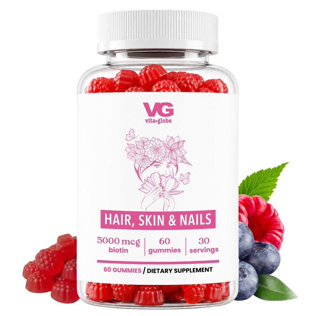 VITA GLOBE Păr, piele & unghii + Colagen Gummies 
