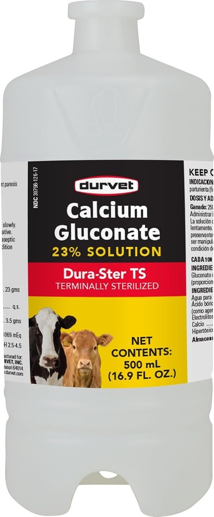 Gluconat de calciu Durvet 23 Soluţie la sută