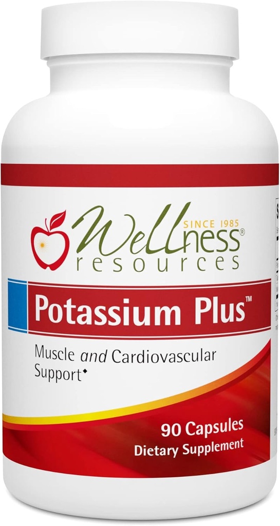 Potasiu Plus cu Taurină şi Acid Malic (90 capsule)
