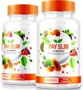 NutraRize (2 ambalaj) Pay Slim Capsule, PaySlim All-Natural Supliment pentru pierderea in greutate sanatoasa, Formula Premium pentru a atinge organisme și obiective de fitness, Recenzii oficiale (120 capsule)