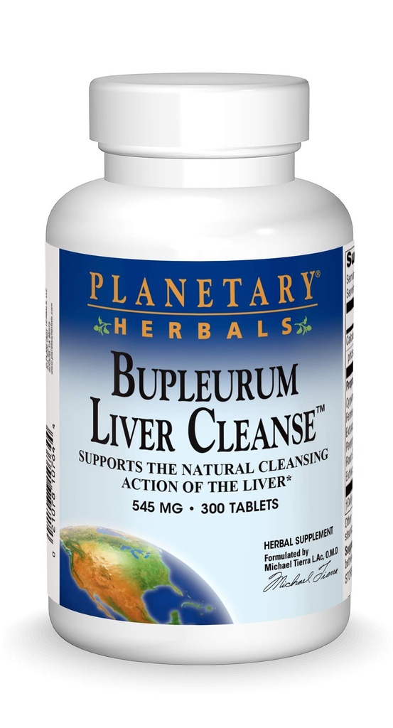 Herburi planetare: Bupleurum Ficat Cleanse 545 mg 300 comprimate