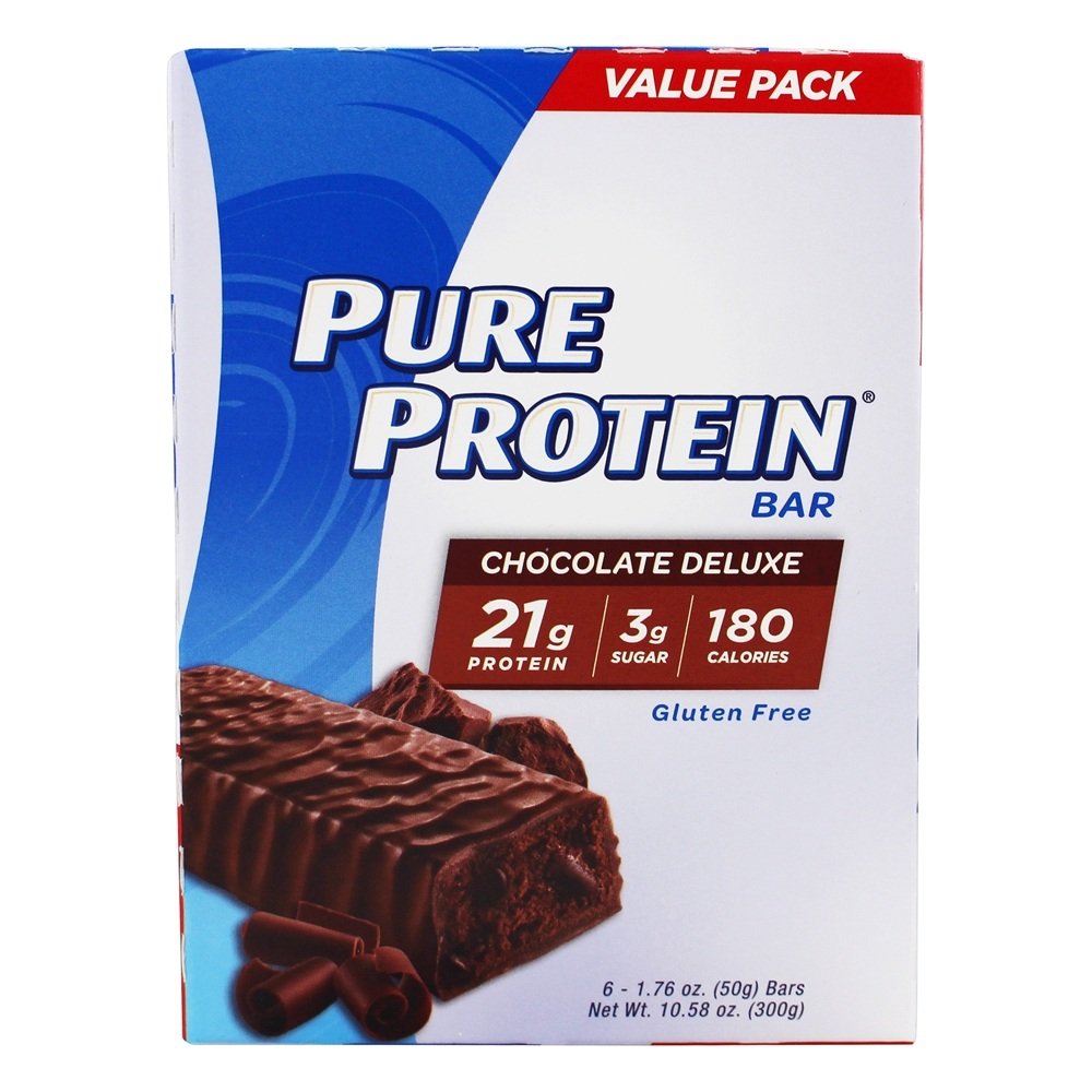 Doar ciocolată cu proteine deluxe Pack, 6 Conte 50 Gram Bars (Pachet de 36 Baruri)