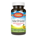 Carlson Labs Solar D Gems Vitamina Naturală D3, 2000 UI, 120 Softgels