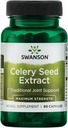 Swanson Superior Herbs- Extract de semințe de telina - Concentrație maximă - 150 mg 60 capsule