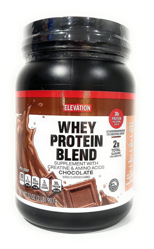 Creştere de Millville Ciocolată Pulbere Proteină 32oz, ambalaj de 1