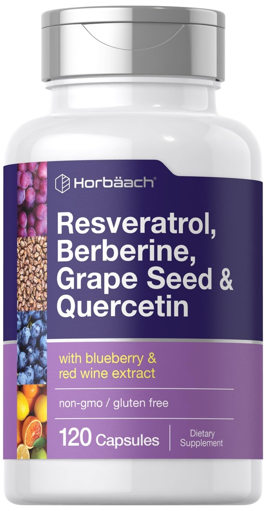 Horbäach Resveratrol Berberine de struguri Seed & Querbetin 