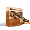 BestMed - Bar de nutritie bogata in proteine - Carb mic, 15g Proteina, Zahar scazut, Fibra inalta, Calorie scazuta, Bar de inlocuire a mesei (Caramel Cocoa, 1 cutie - 7 Conte)