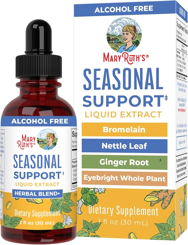 MaryRuth Organics Suport Sezonier Extract de lichid Blend Ginger Root 
