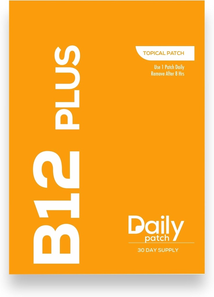 Zilnic patches B12 Energie Plus Suplimentul Topical 30 zile de aprovizionare