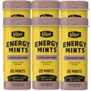 Viter Energy Caffeinated Mints 40mg Caffeine, B Vitamine, Sugar Free. (Chocolate Mint, 20pcs, 6 Pack)