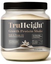 TruHeight Proteina de crestere Shake (Vanilla inghetata aroma, Whey) de creștere și dezvoltare Pulbere de proteine pentru copii și adolescenți - Băuturi câștig în greutate - Endored by Pediatrians, Picky Eater Vitamina, Vârste 4+