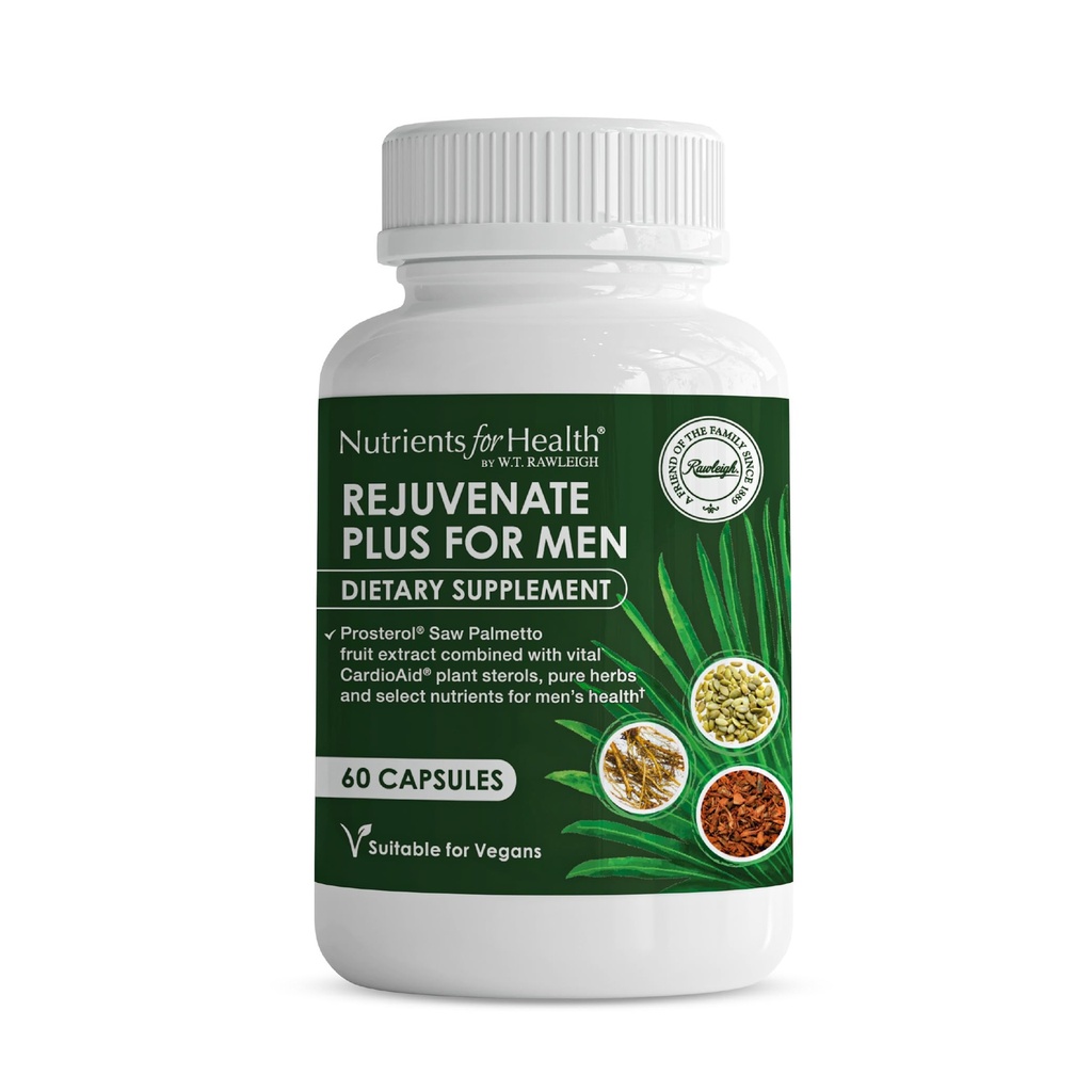 Rawleigh Întinerire Plus pentru bărbaţi: 60 Capsule Vegane 