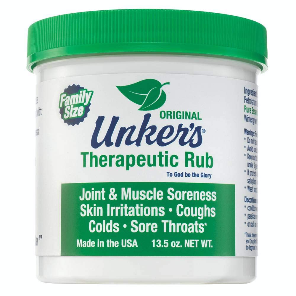 Unkers Rub terapeutice pentru dureri articulare, dureri musculare, crema arde, sau calma tusea ta 13.5 uncii