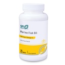 Klaire Labs SFI Sănătate ulei de pește marin - Ultra Pure 300 Milligrame EPA & 200 Milligrame DHA Omega 3 ulei de pește nearomat cu gust de pește, Cholesterol-Free & Gluten-Free (100 Softgels)