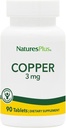 NaturasPlus Cupru 3 mg - 90 comprimate - Suportă wellness generală - gluten gratuit - 90 Serviri