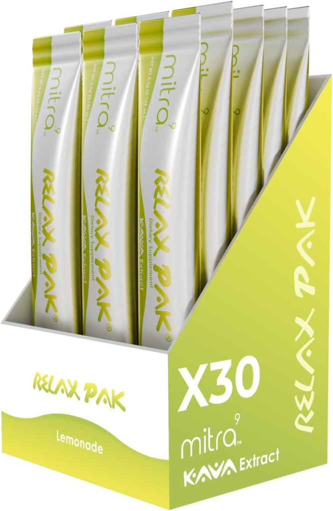 Mitra9 Kava Powder RelaxPak - Lemonade Kava Extract de praf Pachete de pudră 