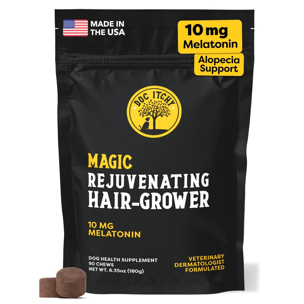 Doc Itchy Reîntinerirea parului-Grower Caine Pet Chews 