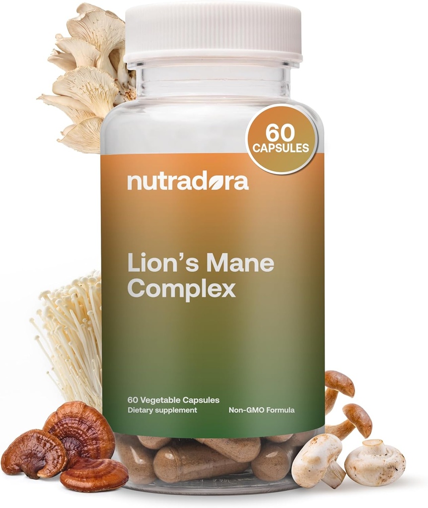 Lions Mane Supliment capsule cu Reishi Extract 