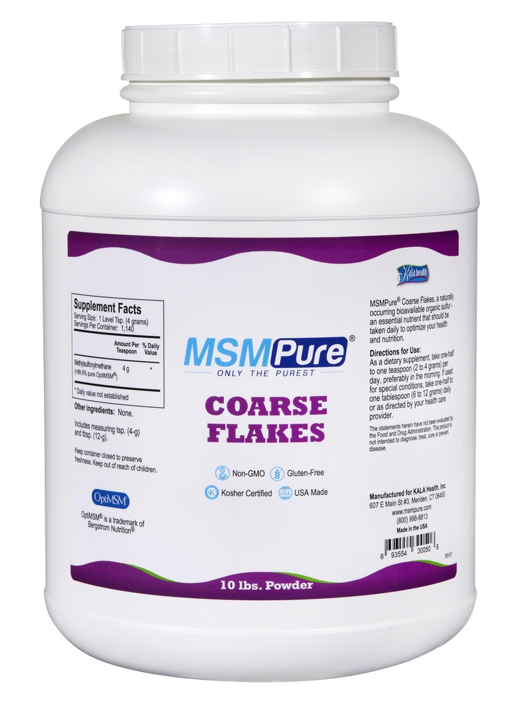 KALA HANITY MSMPure Coarse MSM Powder Flakes 