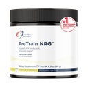 Design-uri pentru sănătate PreTrain NRG Drink Mix - Pre-Workout pulbere cu Creatină + Green Coffee - Suporturi Focus, Putere + energie mintală în sportivi - None-GMO, Aroma de cireșe de lămâie (20 Serviri / 180g)