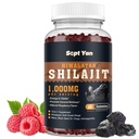 Silajit Gummies 1000mg - Shilajit Pure Himalayan Organic for Men & Women 85+ Trace Minerals Shilajit Resin with Ashwagandha, Maca, Black Seed Oil - Energy, Brain, Imunity, Sugar Free Raspberry 60ct