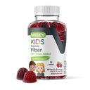 Viteey Prebiotic Kids Fiber for Constipation Relief, Digestive Health Regularity Support, Natural Weight Support - Fiber 4g, Zero Sugar Adăugat, Vegan, Gluten Free - Gummy fructe gustoase