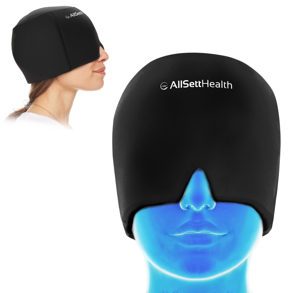 Migrene Relief Cap Cap de gheaţă Wrap şi pălărie 