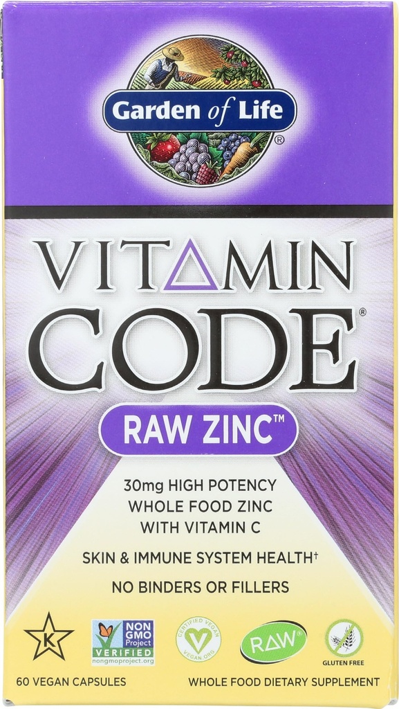 GARDENA VIETII Cod Vitamina Zinc Capsule Vegane, 60 CT