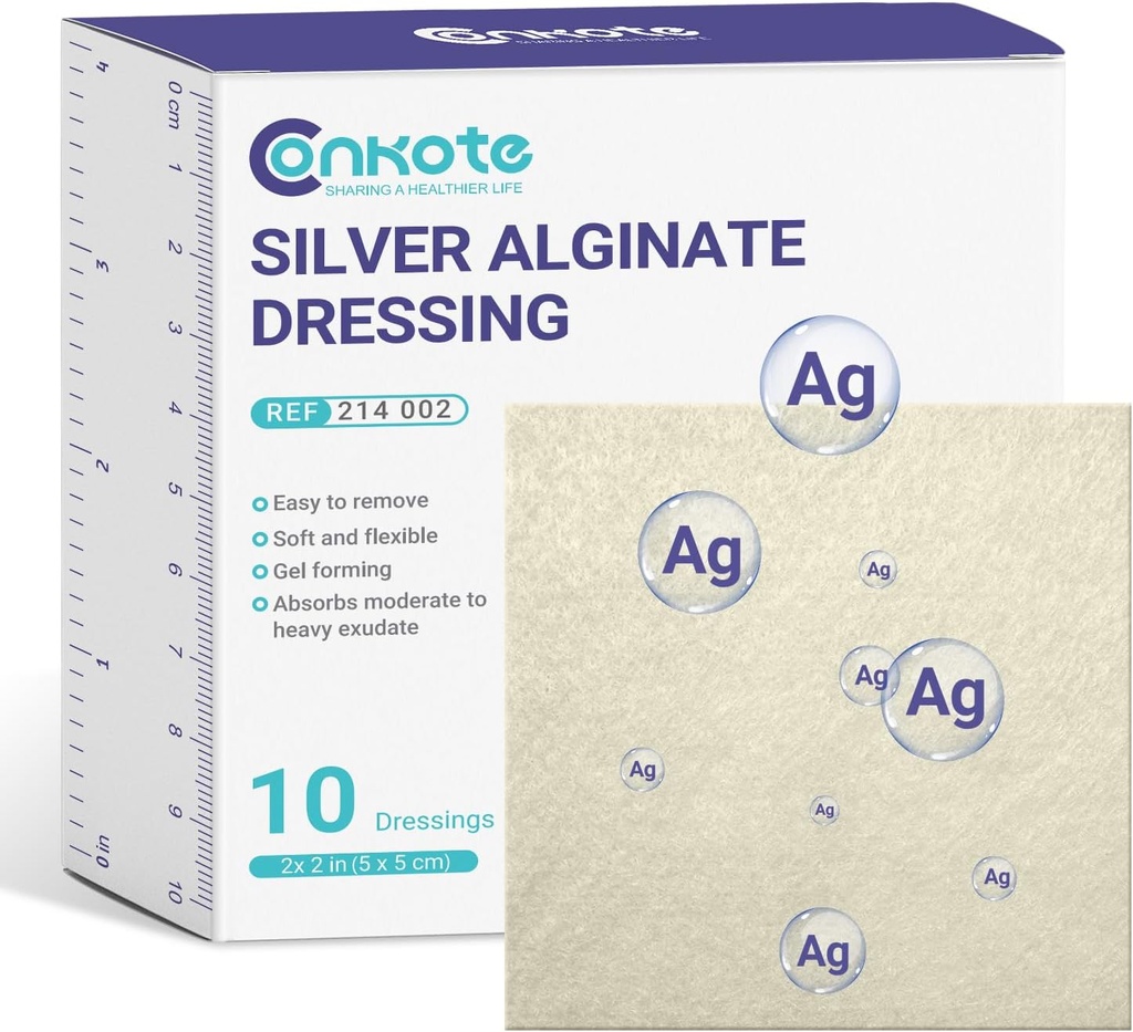 Conkote Silver Alginate Pad-uri de dressing cu rană de argint 2