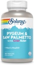 Solaray Pygeum și Saw Palmetto cu supliment de Cralactina, 180 Conte